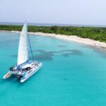 Icacos Island Catamaran Day Sail From Fajardo Snorkeling And Swimming In Clear Waters