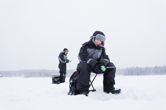 Ice Fishing on a Frozen Lake in Levi - Overview and Experience