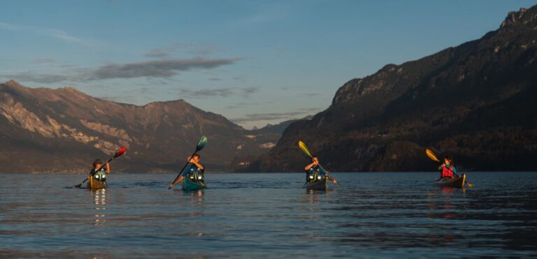 Interlaken: Kayak Tour Of The Turquoise Lake Brienz Tour Overview