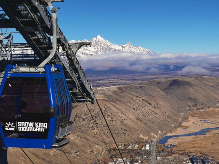 Jackson: Snow King Mountain Scenic Gondola Ticket Ticket Information