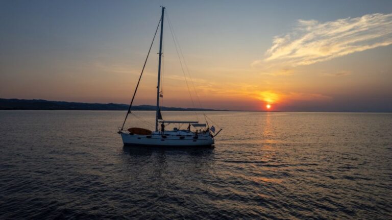 Kassandra: Private Sunset Sailing Cruise With Wine & Fruit Tour Overview