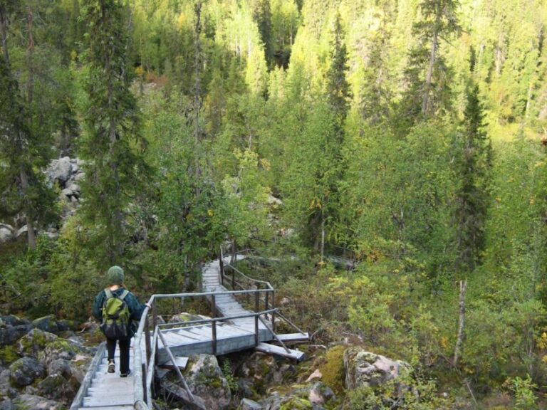 Korouoma National Park: Canyon Hike Tour & Barbeque Discover Pristine Lapland Wilderness