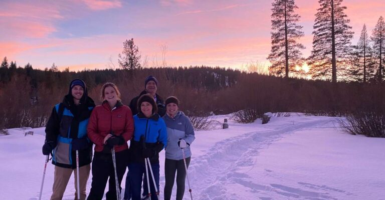 Lake Tahoe: Sunset Snowshoe Trek With Hot Drinks And Snacks Activity Overview