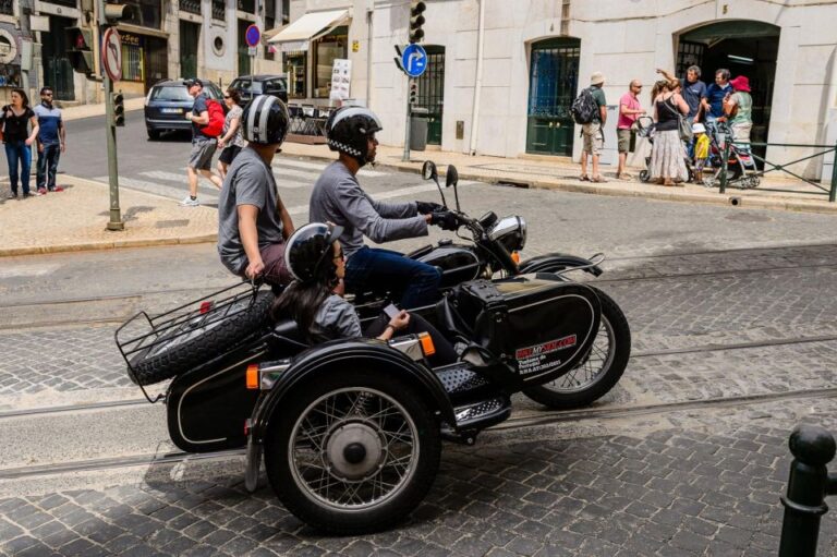 Lisbon Sidecar Tour ( The Netflix One) Tour Overview