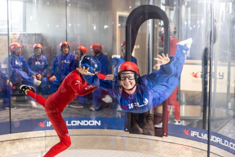 London: Ifly Indoor Skydiving At The O2 Entrance Ticket Location And Access