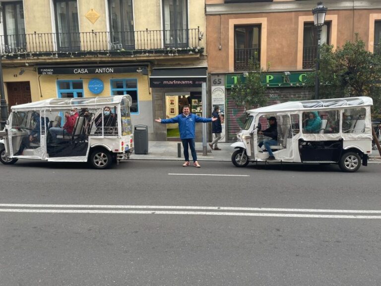 Madrid: City Highlights Tuk Tuk Tour Tour Overview