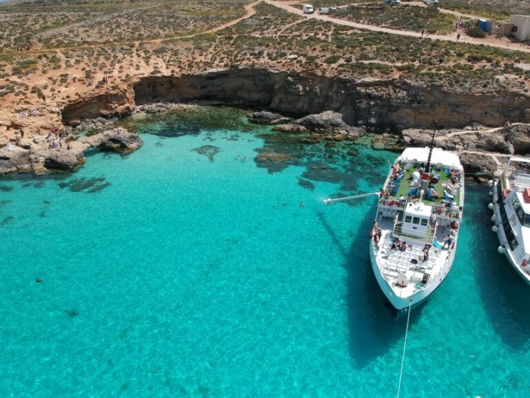 Malta: Comino, Blue Lagoon & Gozo 2 Island Boat Cruise Cruise Overview