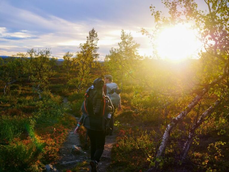 Midnight Sun Hike To The Shores Of Lake Inari Overview Of The Hike