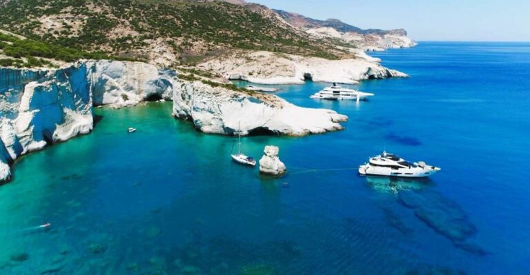 Milos: South Coast Private Rib Cruise With Kleftiko Visit Activity Overview