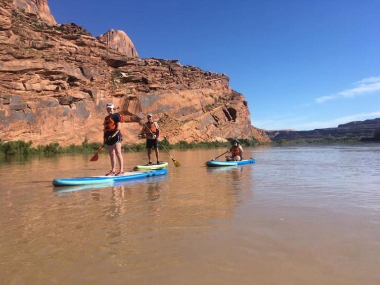 Moab: Colorado River 3.5 Hour Stand Up Paddleboard Tour Tour Overview