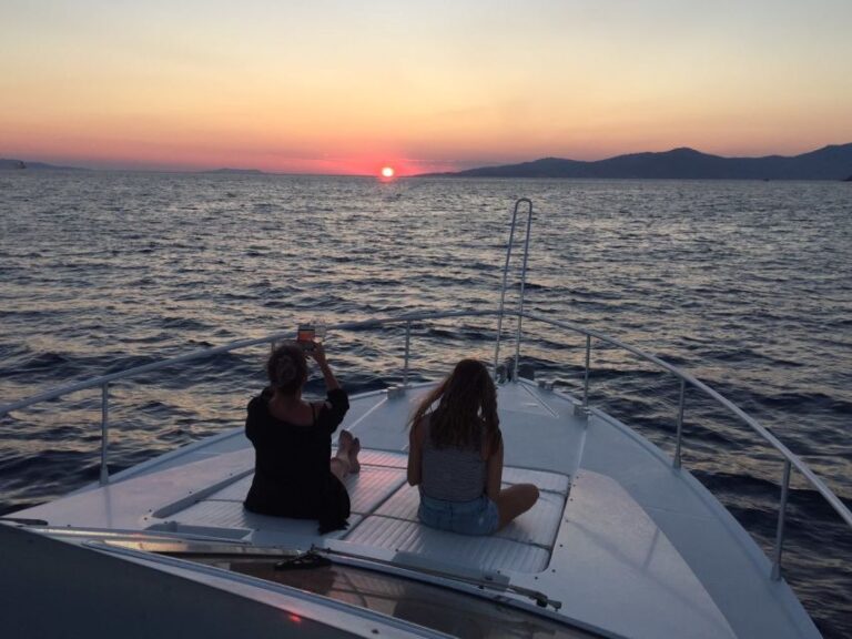 Mykonos: Private Aegean Sunset Cruise With Mykonian Platters Overview And Pricing