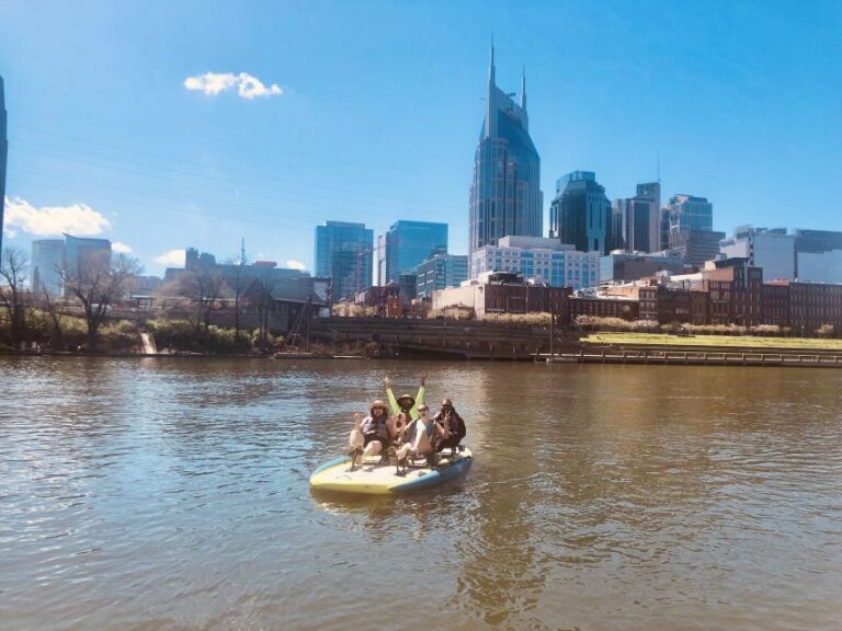 Nashville: Downtown Pedal Boat Rental For 2 To 4 People Activity Details