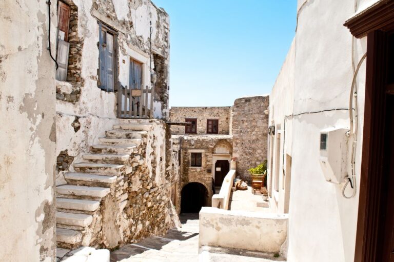 Naxos Town: Sunset Mythology Tour With Wine Unveiling The Ancient Temple