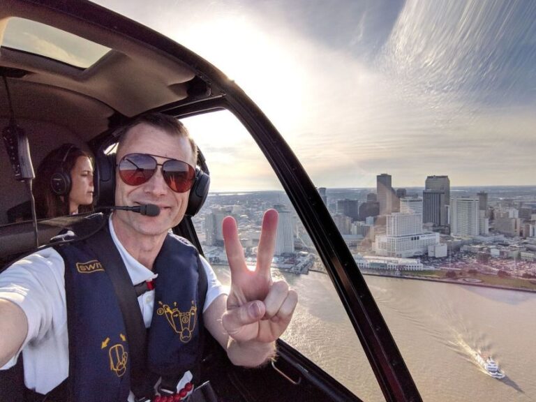 New Orleans: Daytime City Helicopter Tour Tour Overview