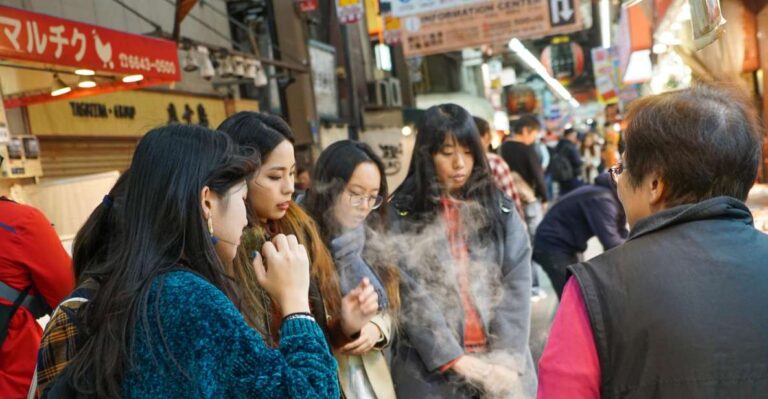 Osaka: 2 Hour Kuromon Market Walking Street Food Tour Tour Overview