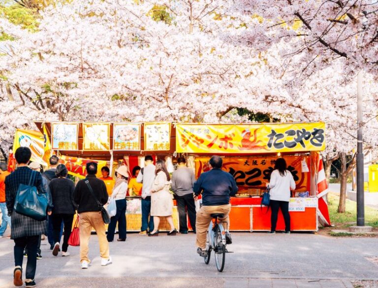 Osaka: Daytime Hanami (cherry Blossom) And Food Tour Tour Inclusions