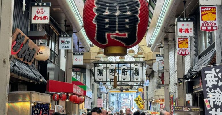 Osaka: Local Food Market, Kuromon Ichiba 1 Hour Guided Tour Tour Overview