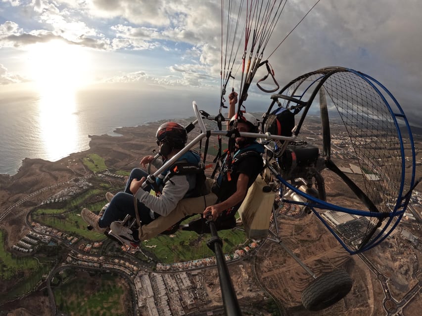 Paratrike Flying: (Motorised) as a COUPLE in TENERIFE - Package Overview