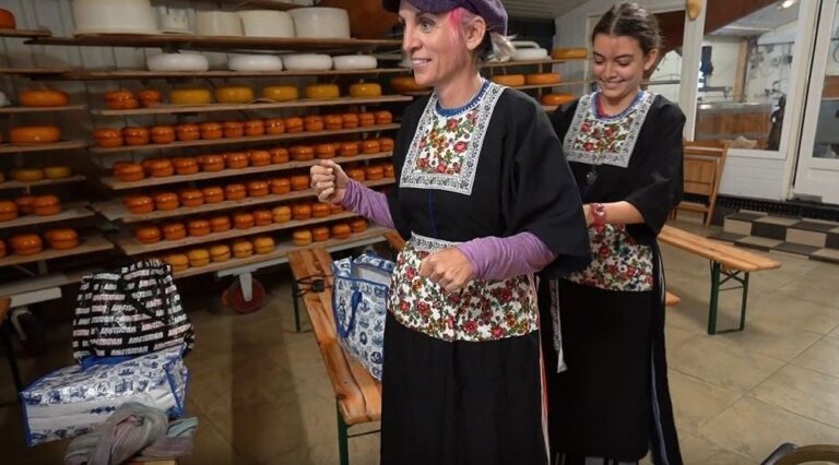 Picture In Volendam Costume With Cheese And Clog Tour Activity Overview