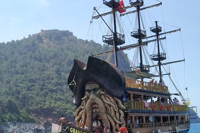 Pirate Boat Tour With Foam Party In Alanya Pickup And Meeting Point