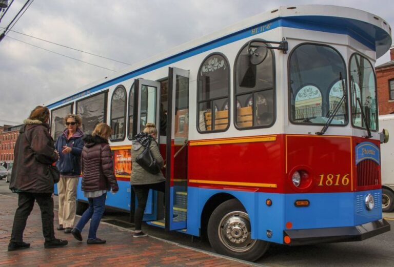 Portland, Maine: Sightseeing Trolley Tour With A Guide Tour Overview And Details