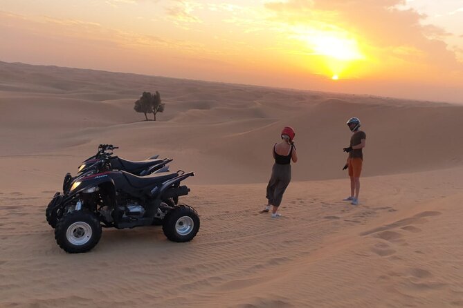 Private Dinner in Middle of Desert With Sunset Quad Bike Tour - Experience Overview