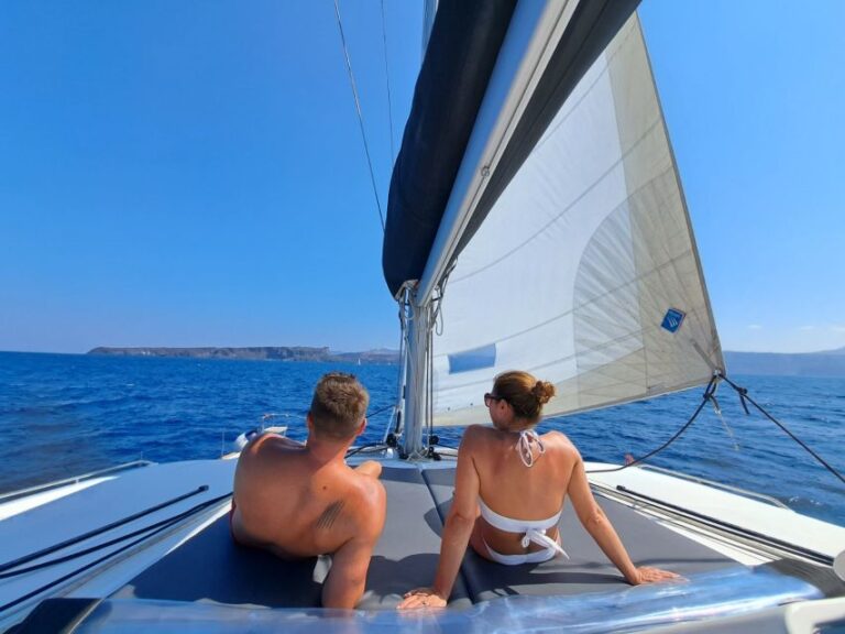 Private Full Day Paros Catamaran Cruise Cruise Overview And Pricing