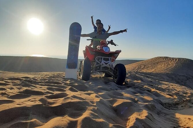 Quad Bike and Sandboarding on Sand Dunes Wild Beach - Location and Reviews