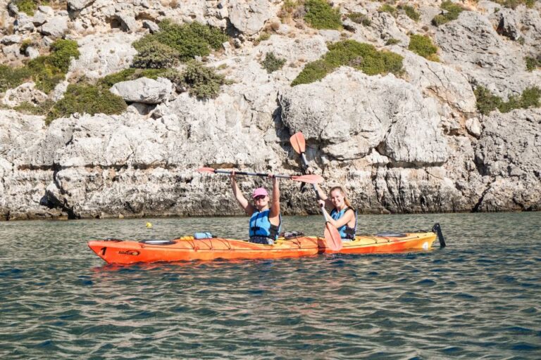 Rhodes: Pirates Route Sea Kayaking Tour Tour Overview