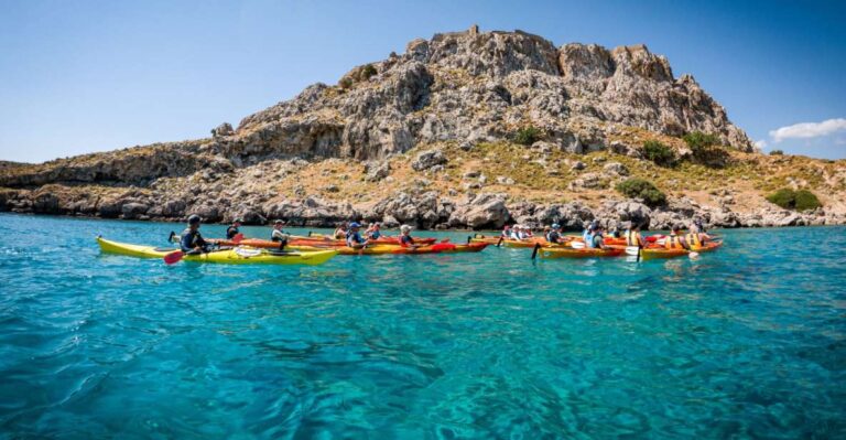 Rhodes: Sea Kayak Adventure To The Red Sand Beach Activity Overview