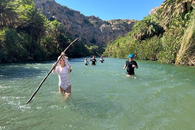 River Trekking At Kourtaliotis Gorge Waterfalls Overview Of The Activity