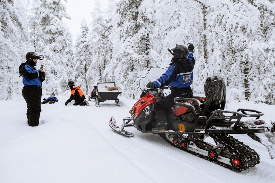 Rovaniemi: Family Snowmobile Safari - Pickup and Transportation