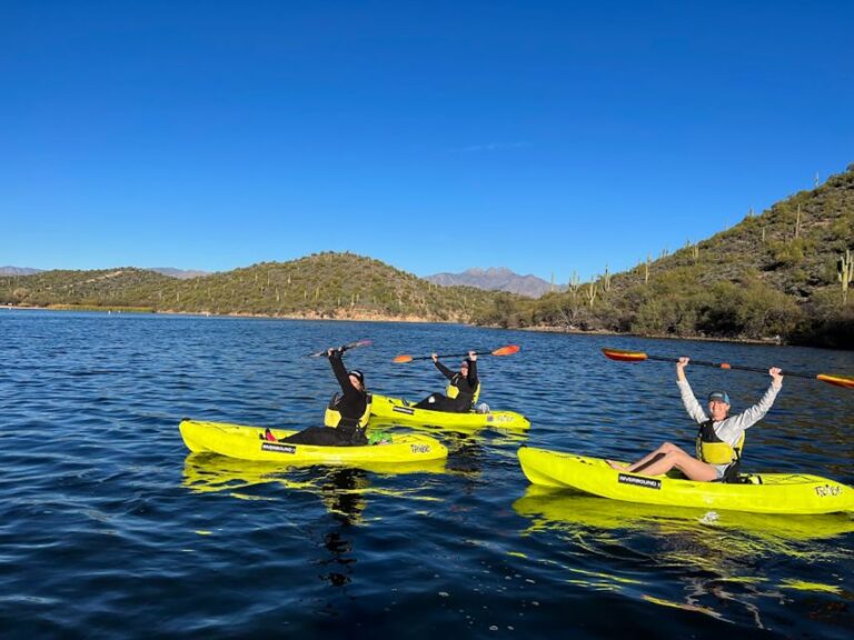 Saguaro Lake: Guided Kayaking Tour Tour Overview And Pricing