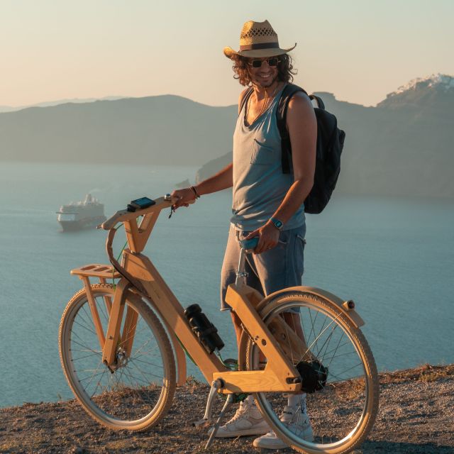 Santorinis Private Wooden E-Bike Tour With Lunch or Dinner - Tour Overview and Details