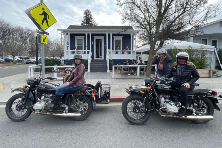 Sonoma: Private Tandem Sidecar Winery Tour Exploring Sonomas Winery Culture