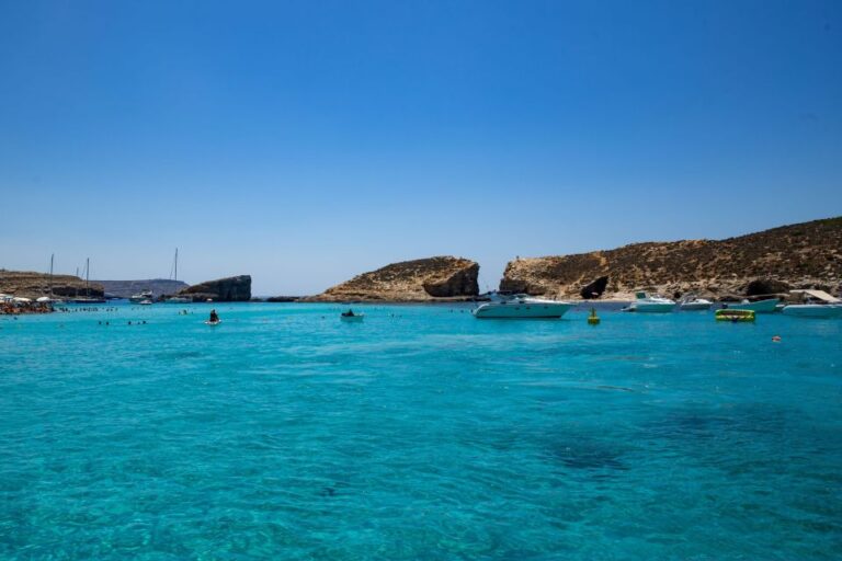 St Pauls Bay: Comino, Blue Lagoon, Gozo, & Caves Boat Tour Tour Overview