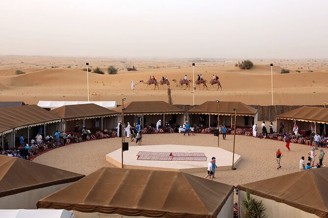 Sunset Camel Trek & Red Dunes Safari With BBQ at Al Khayma Camp From Dubai - Overview of the Experience