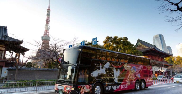 Tokyo: 70mins Open Top Sightseeing Bus With Audio Guide Overview Of The Tour