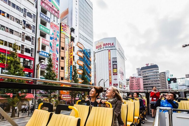 Tokyo: Hop On Hop Off Sightseeing Bus Ticket Ticket And Pricing Details