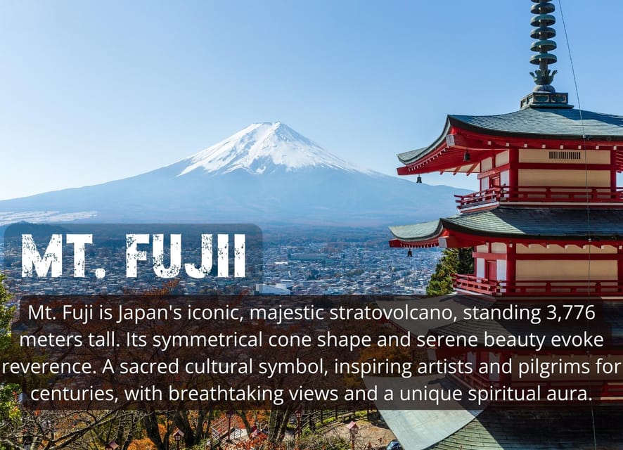 Tokyo: Mt. Fuji & Hakone Tour With English Speaking Driver. - Tour Overview and Pricing