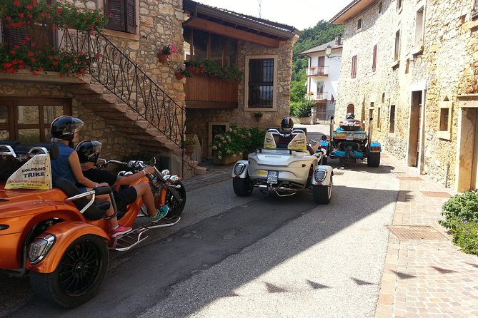 Trike/ryker Guided Tour 2h On Garda Lake (1 Driver + Up To 2 Passengers) Vehicle And Gear