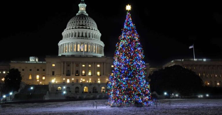 Washington, Dc: Holiday Lights Nighttime Bus Tour Location And Duration