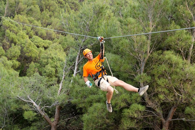 Zip Line Tucepi - Overview of the Zip Line