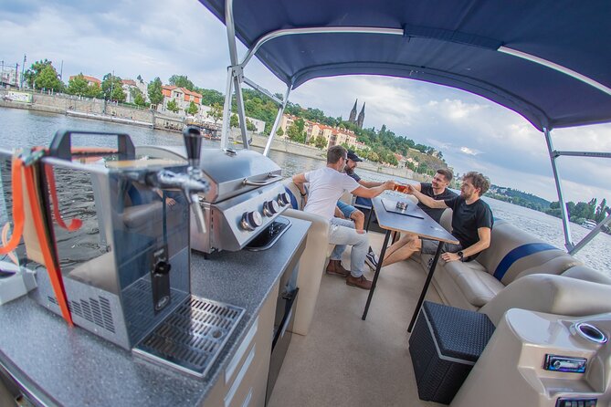 3 Hours Prague Private Boat Cruise Beer or Prosecco Unlimited - Included Beverages