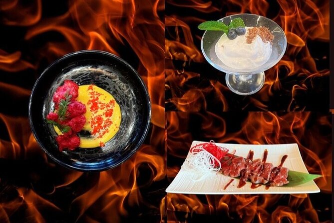 7 Courses Teppanyaki Tasting Menu With Fire Show - Main Dish Offerings