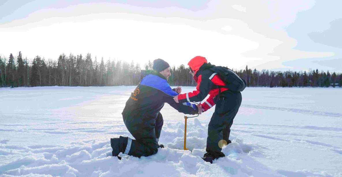 Arctic Ice Fishing by Snowshoe - Highlights of the Tour