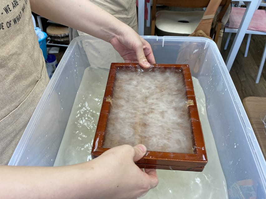 Authentic Handmade Washi Paper Making Workshop in Ueno - Learning Experience