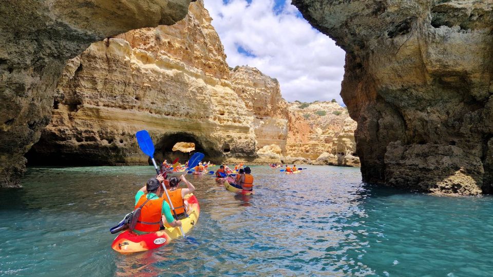 Benagil: Kayak Tour to Benagil Cave and Marinha Beach - Itinerary and Experience