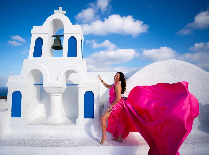 Capture Your Santorini Dream: Flying Dress Photography - Booking Information