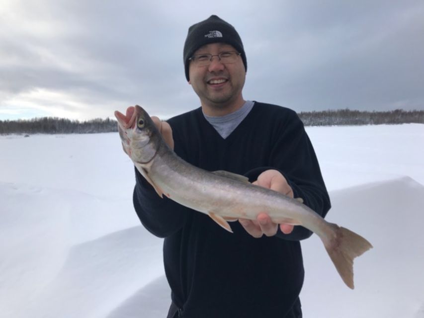 Chena Lake: Aurora Borealis Viewing & Ice Fishing Adventure - Cabin and Amenities